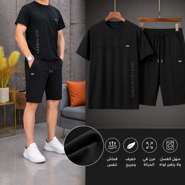 ensemble t shirt short pour homme
